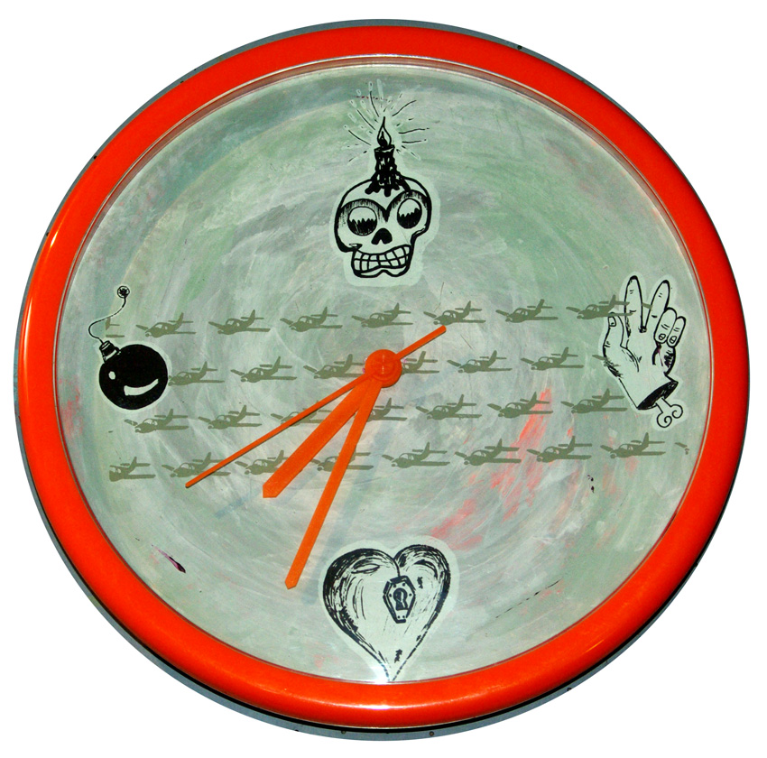 Uhr 1  Durchmesser 25 cm  -verkauft